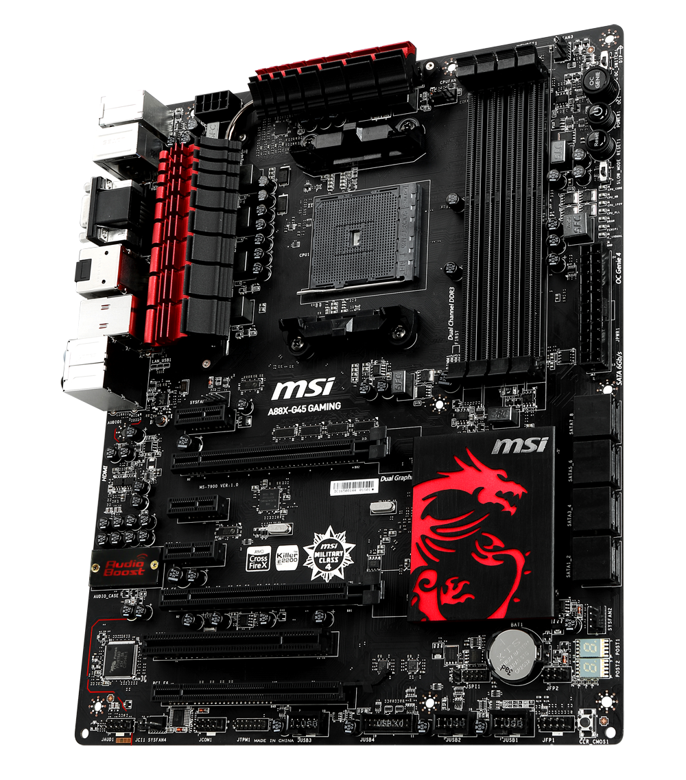 Msi a88x g45 gaming подключение